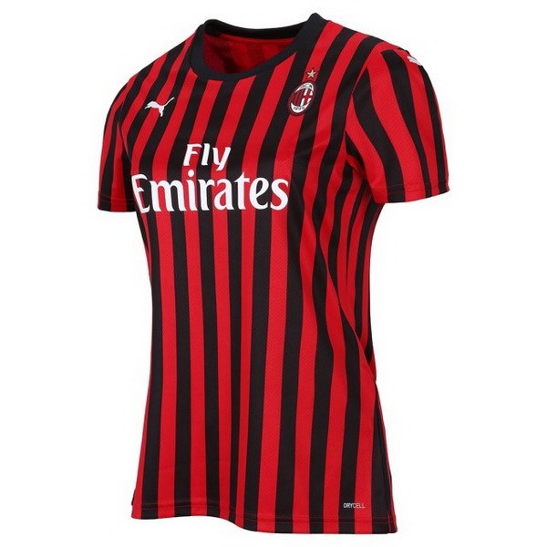 Maillot Football AC Milan Domicile Femme 2019-20 Rouge Noir